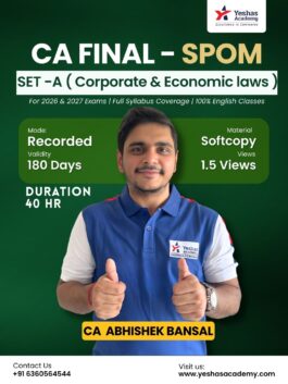 CA Final SPOM Set-A (Corporate & Economic Laws) By CA Abhishek Bansal
