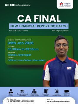 CA Final Financial Reporting (Paper 1) For 2026 & 2027 Exams & Onwards By CA Ravikant Miriyala