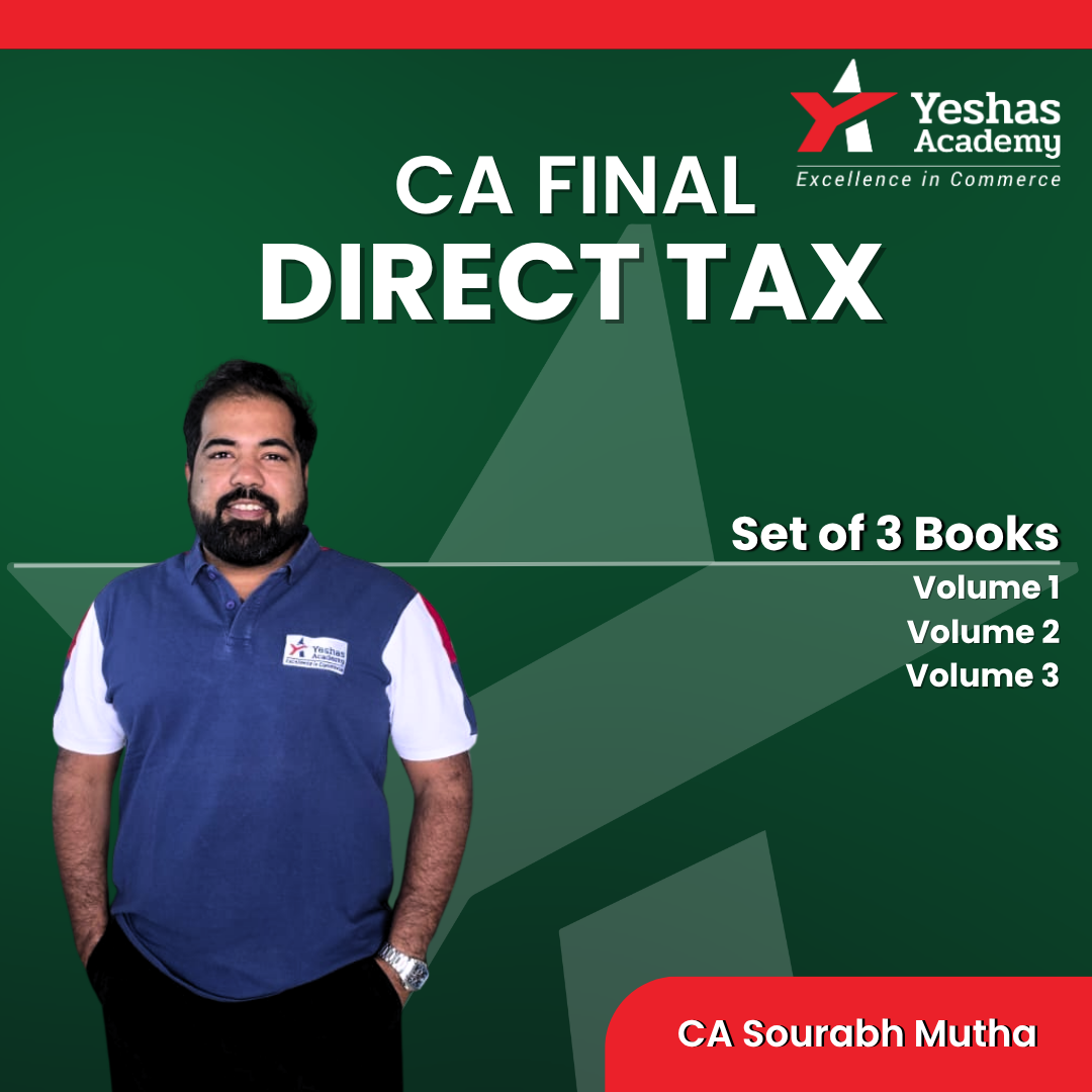 CA Final Direct Tax Books for May’26, Sep’26 & Jan’27 Exams (Set of 3 Books)