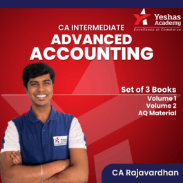 CA Inter Advanced Accounts Books for Jan’26, May’26 & Sep 26 Exams (Set of 3 Books)