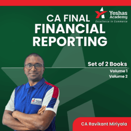 CA Final Financial Reporting for May’26, Sep’26 & Jan’27 Exams (Set of 2 Books)
