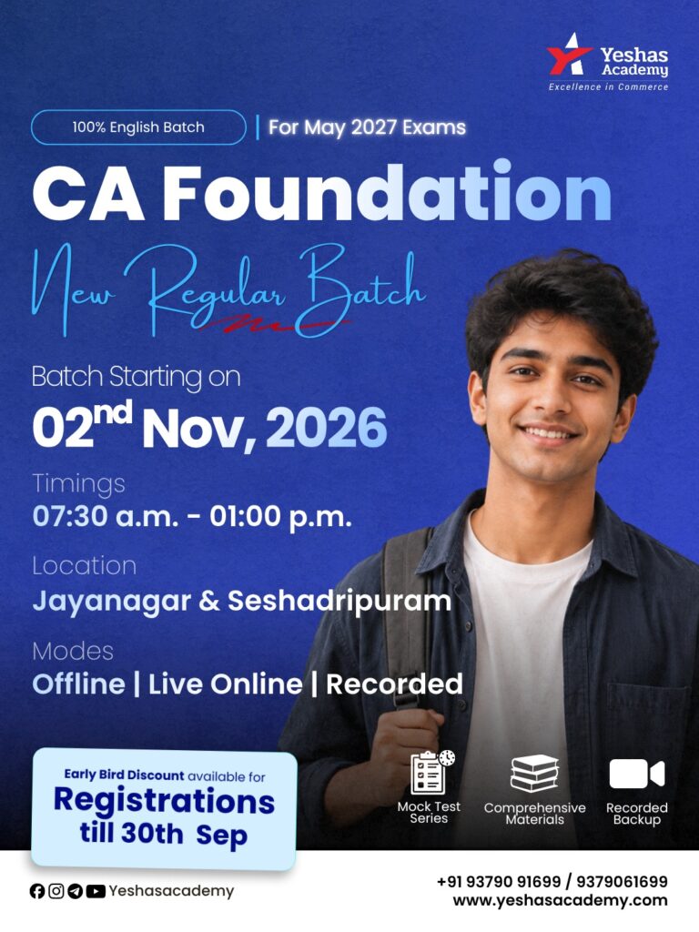 CA Foundation for May'27